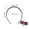 Unique Bargains Women's Classic Frosted Wide-Brimmed Headband 4.72" ID 1 Pc - 3 of 4