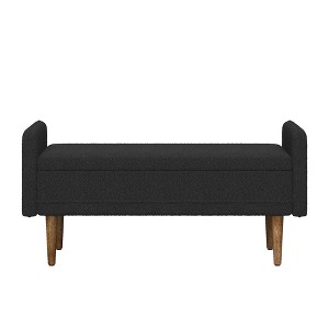 Bella Depot 46''W Velvet Storage Ottoman with Storage Space - 1 of 4