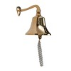 Brass Decorative Bell with Rope Detail - Olivia & May - 3 of 4