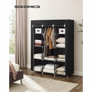 Portable Closet, Clothes Storage Organizer with 10 Shelves, 1 Clothes Hanging Rail, Non-Woven Fabric Closet 51 x 17.7 x 66.1 Inches - 1 of 4