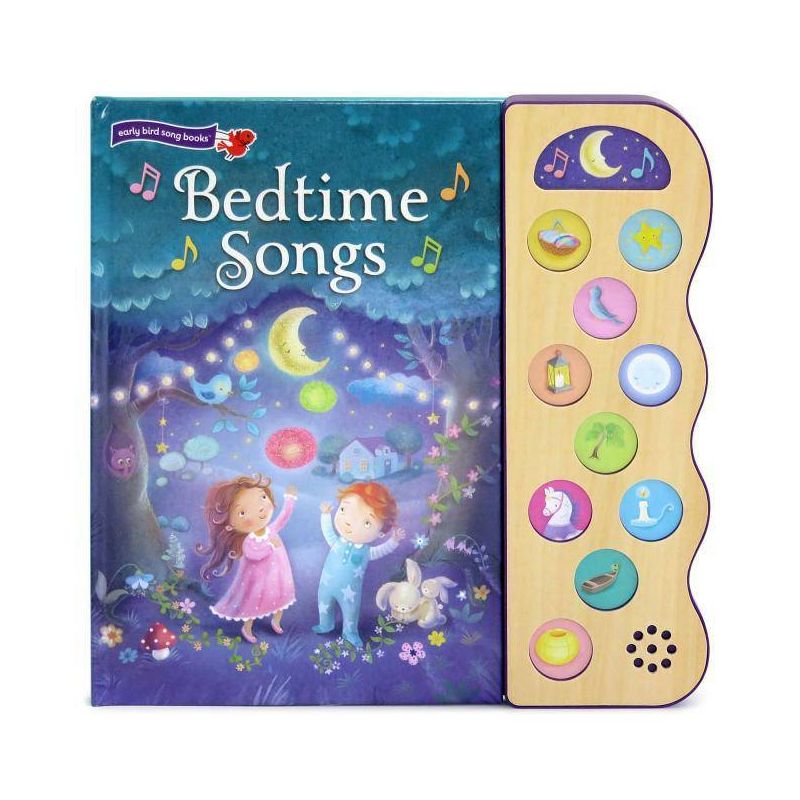 Bedtime Songs 11 Button Song Book - by Scarlett Wing (Hardcover), 1 of 2