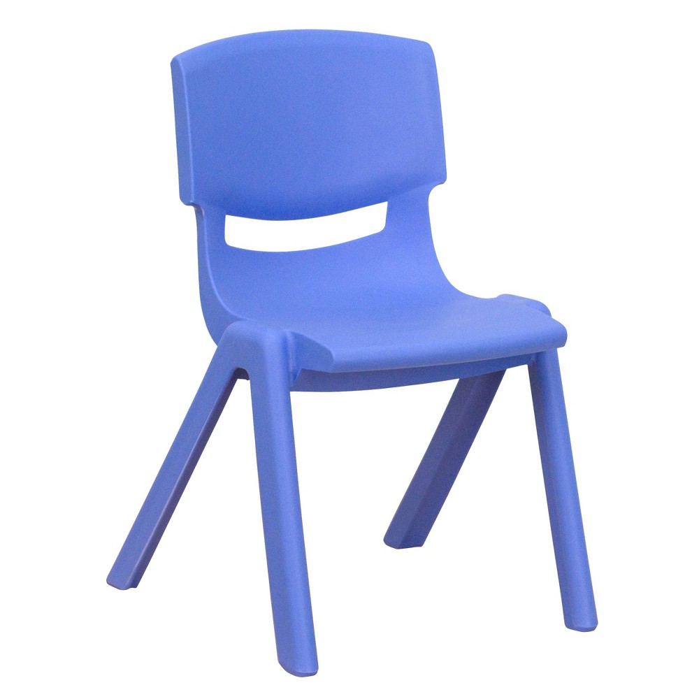 Flash Furniture Stackable Chair in Blue-12 Inch 4 pack