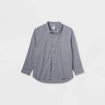 Men's Big & Tall Short Sleeve Button-Down Shirt - Goodfellow & Co™ Blue 4XL