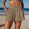 Women's Cotton High-Rise Cover-Up Shorts - Cupshe - 2 of 4
