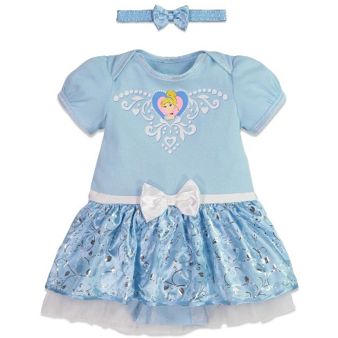 Disney Girls Princess Dress Blue Age 18 to 24 Months : : Fashion