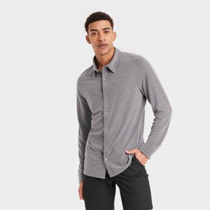 Men's Long Sleeve Commuter Shirt - All In Motion™ - 1 of 3