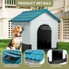 33in x 27in Outdoor Dog House Foldable Pet Shelter Portable Medium Cages All Weather - 3 of 4