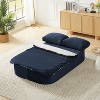 Dexmalle Modern Folding Futon Floor Foam Compression Sofa Bed - 3 of 4
