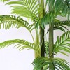 Acekool 5ft Artificial Palm Tree with Three Trunks and Realistic Leaves, Faux Tropical Floor Plant for Home and Office Décor - 4 of 4