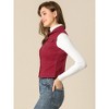 INSPIRE CHIC Women's Buttoned Washed Denim Vest with Faux Chest Flap Pockets - 3 of 3