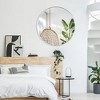 Whisen 42 Inch Round Bathrrom Wall Mirror, Premium HD Glass, Anti-Rust Aluminum Frame - 3 of 4