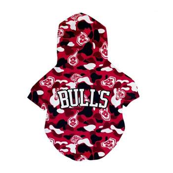 NBA Chicago Bulls Pets Camouflage Hooded Sweatshirt - XL