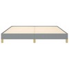 vidaXL California King Bed Frame, Fabric Upholstered Platform Bed Frame, Light Gray, No Mattress - 4 of 4