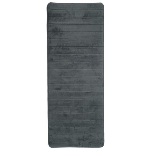 Extra Long Memory Foam Striped Bath Mat - Yorkshire Home : Target