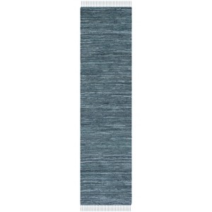 Vintage Leather W/ Fringes VTL501 Flat Weave Indoor Rugs - Safavieh - 1 of 4