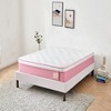 GDFStudio Cecil 12" Memory Foam Cool Knitted Cover Individual Pocket Hybrid Mattress - 2 of 4