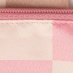 checkers pink brown