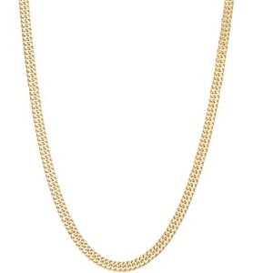Giorgio Di Vicenza 14K Gold Over Sterling Silver Men's 5.5mm Curb Chain - 1 of 2