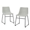 Quality Faux Leather Dining Chair Set Of 2-Cuddlewood - 4 of 4