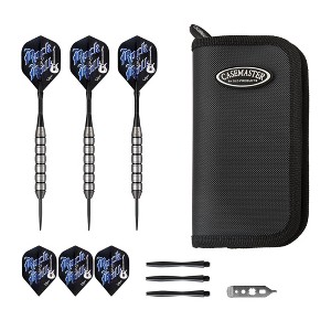Viper Rock and Roll Steel Tip Darts with Casemaster Deluxe Dart Case - Black - 1 of 3