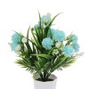 Unique Bargains Artificial Plants Carnation Flower Pot Plastic 3.74"x3.74"x12.6" 1 Pc - 4 of 4