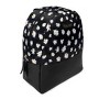 Kathy Ireland Daisy Mini Backpack Lunch Tote - Black Yellow & White Daisies - 2 of 4