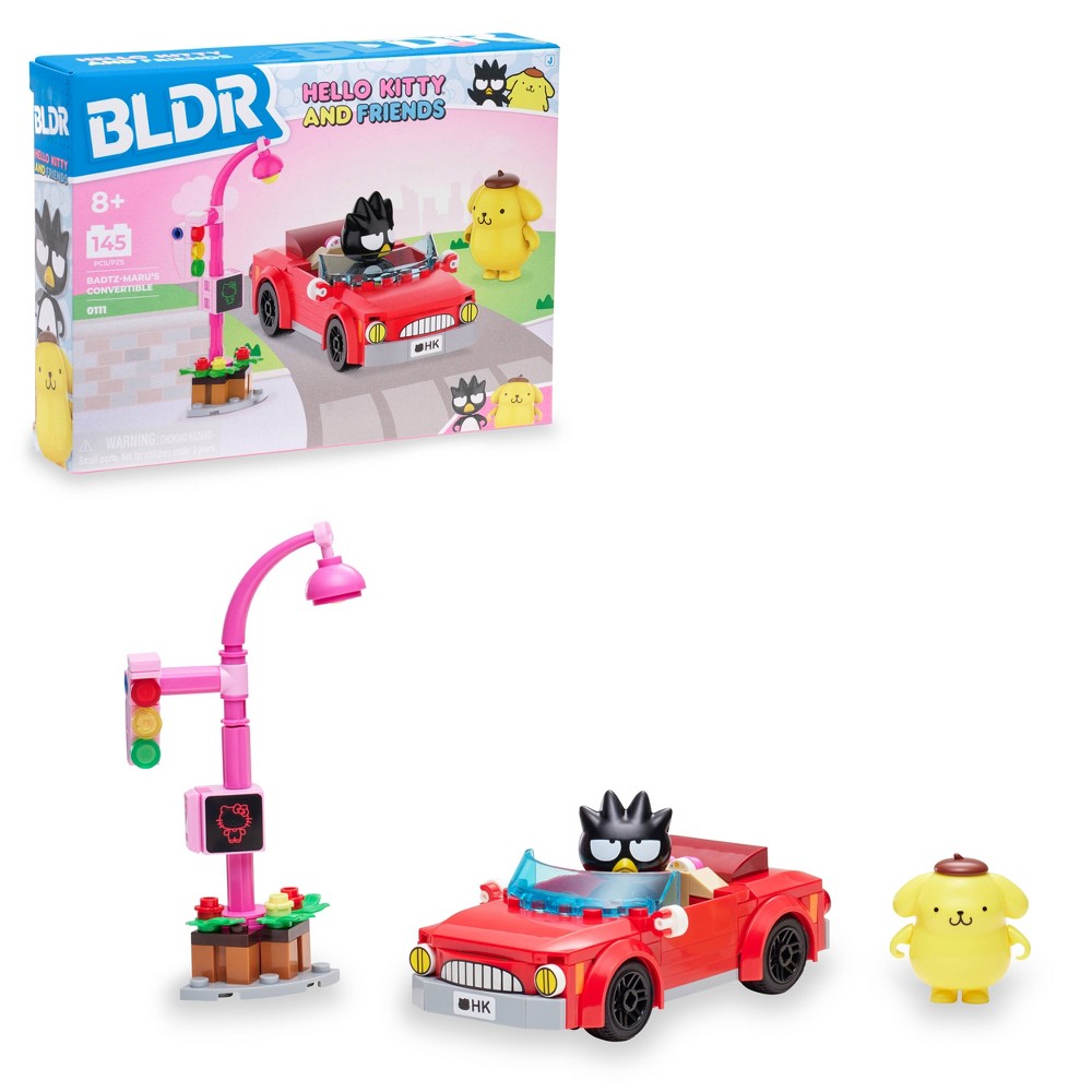 Hello Kitty and Friends Badtz-Maru&rsquo;s Convertible Building Set with Badtz-Maru and Pompompurin Minifigures