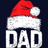 Junior's Design By Humans Dad Santa Christmas By NekoShop T-Shirt - 2 of 3