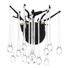 CWI Lighting Anita 2 Light Wall Sconce With Black Finish - 3 of 4