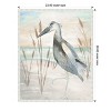 Amanti Art Heron by Beach Grass II by Elizabeth Medley Canvas Wall Art Print Framed 23 x 28-in. - 3 of 4