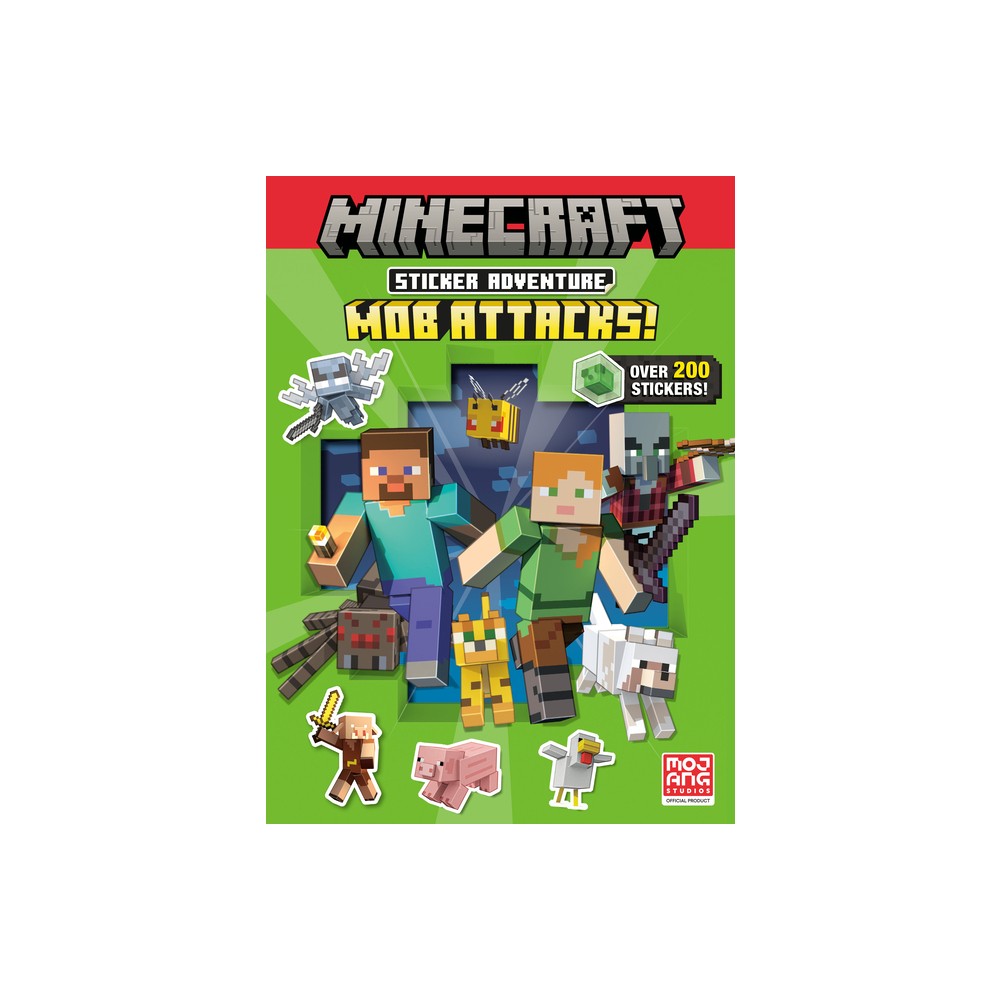 Minecraft Sticker Adventure: Mob Attacks! (Minecraft) - by Random House (Paperback)