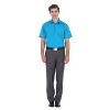 Gioberti Men's Short Sleeve Solid Dress Shirt - 4 of 4