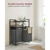 VASAGLE Laundry Hamper, Laundry Basket, Laundry Sorter with 2 Pull-Out and Removable Bags - 3 of 4