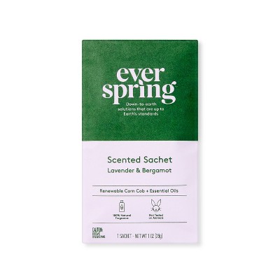 Air Freshener Sachet Lavender & Bergamot - 1oz - Everspring™