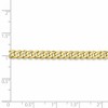 Black Bow Jewelry 4.6mm 10k Yellow Gold Flat Beveled Curb Chain Bracelet - 4 of 4