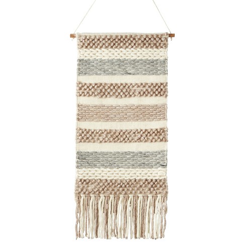 Saro Lifestyle Textured Woven Wall Hanging 20