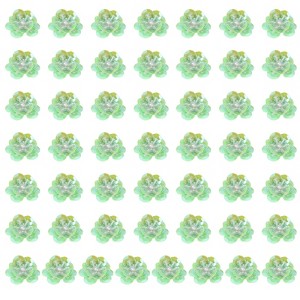 Unique Bargains Iron On Durable DIY Clothing Sequin Bead Flowers Patches 100 Pcs - 1 of 4