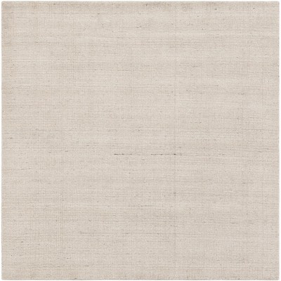 Vanilla Bean Square Hand-Knotted Wool Rug