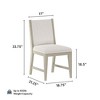 Plank+Beam Solid Wood Dining Chair, Kitchen Chair with Cushion - 3 of 4