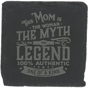 Pavilion Gift Company - Mom - 4" Slate Coaster - Coasters - 1 of 4