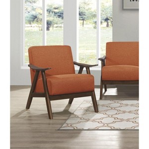 Sapphtopaz Accent Chair Wood Frame Upholstered Modern Home Furniture Lounge Chair Living Room Chair Comfy Chair for Living Room - 1 of 4