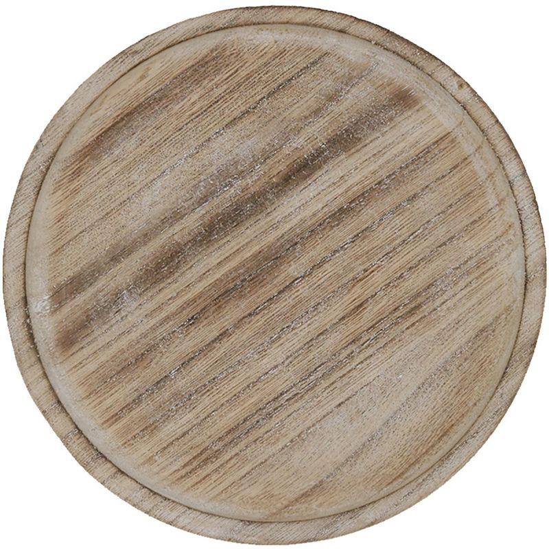 Sweet Water Decor Rustic Round Decorative Tray - 7x7", 5 of 7