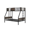 JUJABU Twin Over Full Metal Bunk Bed with Safety Guardrail, 2 Ladders, No Box Spring Needed - 2 of 4