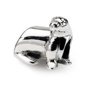 Black Bow Jewelry Sterling Silver Sea Lion Bead Charm - 1 of 3