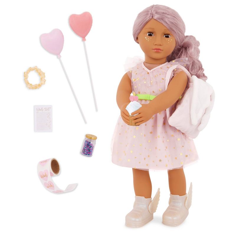 Our Generation Wishes 18&#39;&#39; Doll with Stickers &#38; Accessories Set, 1 of 6