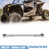 Unique Bargains M8 Steering Suspension Tie Rod for 49cc Electric ATV Go Kart 2Pcs Silver Tone - 2 of 4