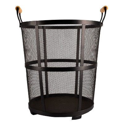 Pleasant Hearth 22" x 17" Log Bin Black