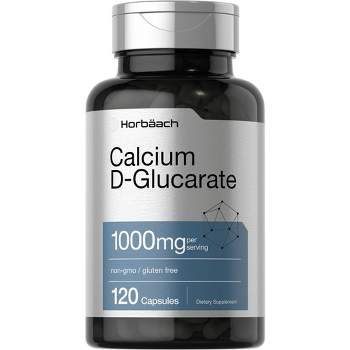 Horbaach Calcium Supplement | Calcium D Glucarate 1000mg | 120 Capsules