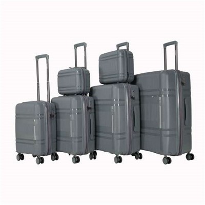 BEAFUP 6-Piece Hard Shell Lightweight Luggage Set with Spinner Wheels and TSA Lock , Expandable, Carry-On Luggage with Password Lock