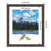 Amanti Art Whiskey Brown Rustic Wood Picture Frame - 4 of 4
